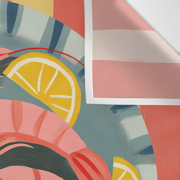 Shrimp Picnic Wall Tapestry Gallery Image 3