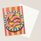 Shrimp Picnic Stationery Card Gallery Image 2