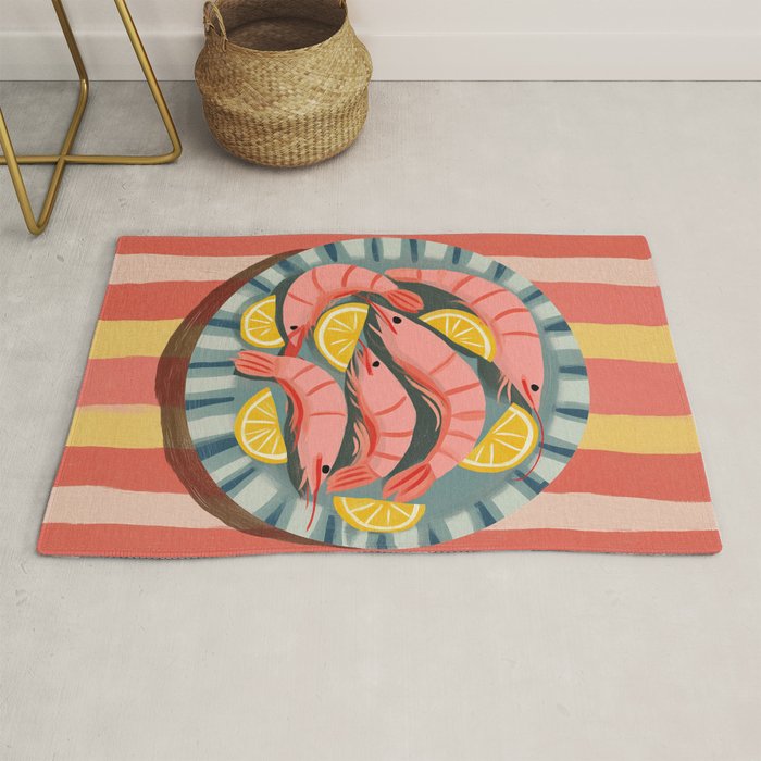 Shrimp Picnic Rug Gallery Image 1