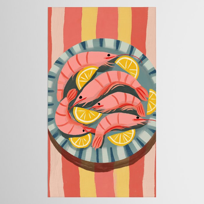 Shrimp Picnic Tablecloth Gallery Image 2