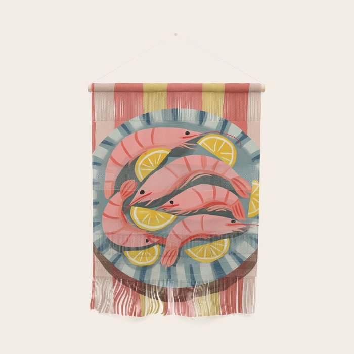 Shrimp Picnic Wall Hanging Gallery Image 1