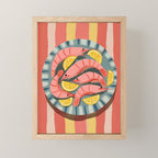 Shrimp Picnic Mini Art Print Gallery Image 1