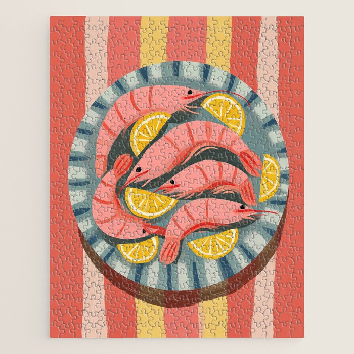 Shrimp Picnic Jigsaw Puzzle Gallery Image 1