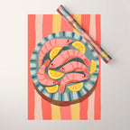 Shrimp Picnic Wrapping Paper Gallery Image 1