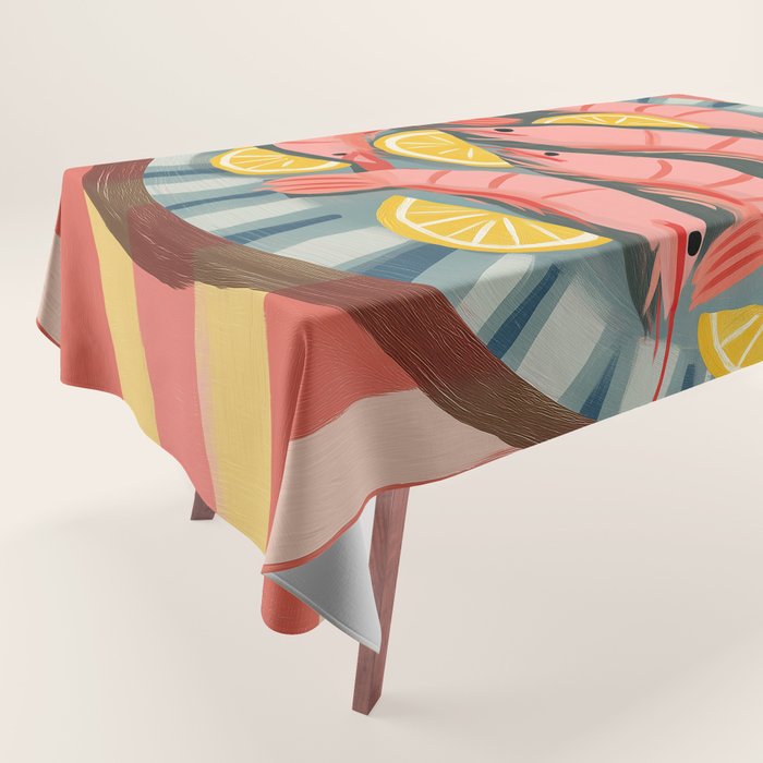 Shrimp Picnic Tablecloth Gallery Image 1
