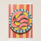 Shrimp Picnic Stationery Card Gallery Image 2