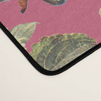 HORSES and Forest Plants on the Raspberry Pink Background  Desk Mat Gallery Image 4