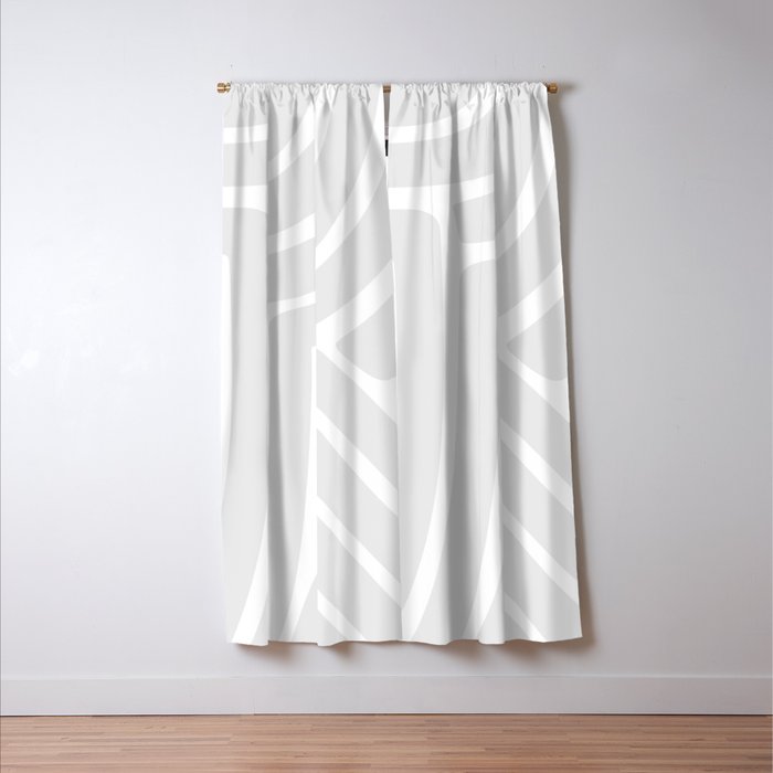 Abstract Stripes LXXXIX Window Curtain Gallery Image 3
