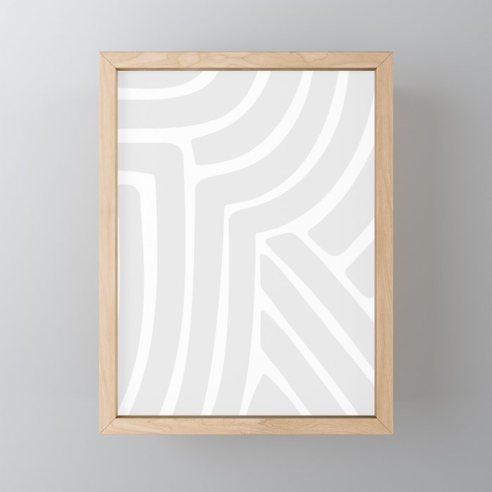 Abstract Stripes LXXXIX Mini Art Print Gallery Image 1