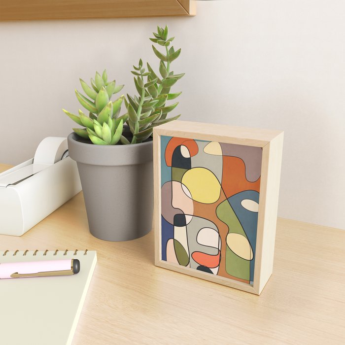 Abstract Line Art 08 Mini Art Print Gallery Image 2