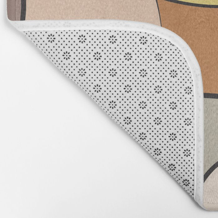 Abstract Line Art 08 Bath Mat Gallery Image 2