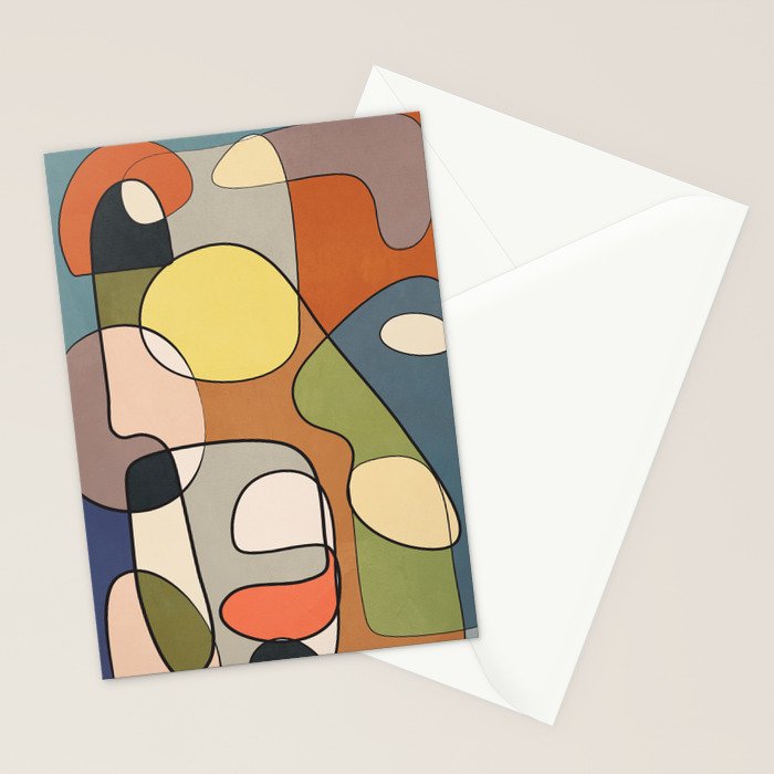 Abstract Line Art 08 Stationery Card Gallery Image 2
