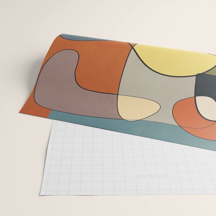 Abstract Line Art 08 Wrapping Paper Gallery Image 2
