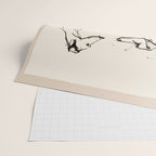 Greyhound Pair - Modern Sketch Wrapping Paper Gallery Image 2