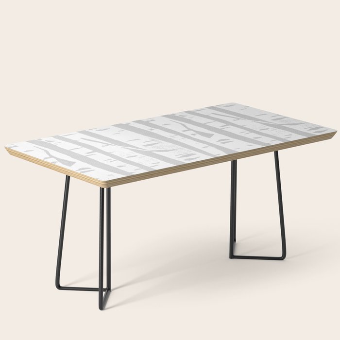 Woodcut Birches Grey Coffee Table Gallery Image 1