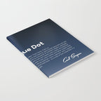 Pale Blue Dot poster, NASA Voyager 1 with Carl Sagan quote (vector art) Notebook Gallery Image 2