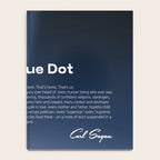 Pale Blue Dot poster, NASA Voyager 1 with Carl Sagan quote (vector art) Notebook Gallery Image 4
