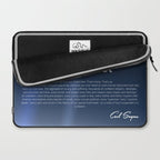 Pale Blue Dot poster, NASA Voyager 1 with Carl Sagan quote (vector art) Laptop Sleeve Gallery Image 2