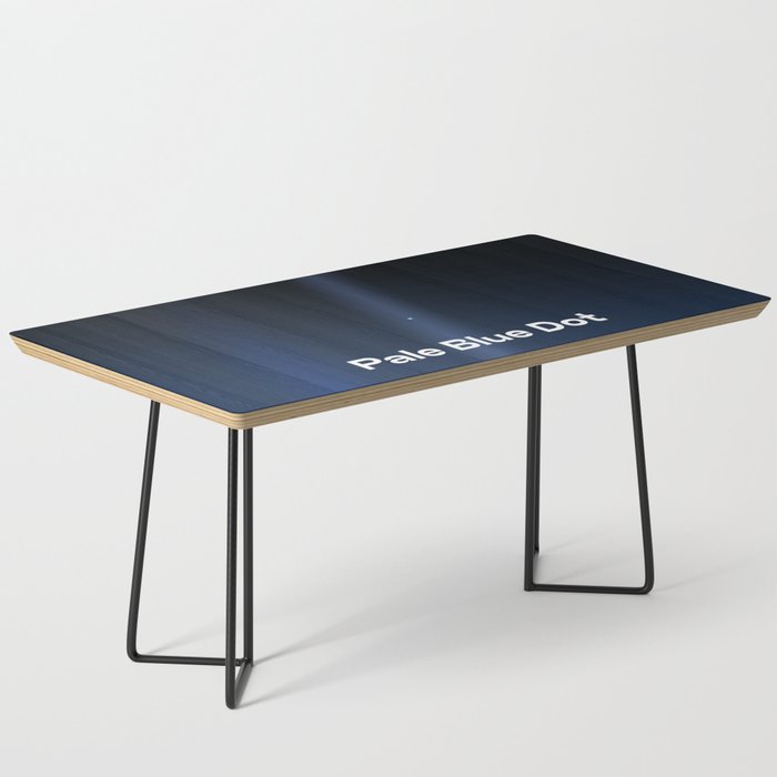 Pale Blue Dot poster, NASA Voyager 1 with Carl Sagan quote (vector art) Coffee Table Gallery Image 1