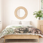 Christmas Pine Bouquet, Watercolor Floral Prints Duvet Cover Gallery Image 3