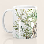 Christmas Pine Bouquet, Watercolor Floral Prints Coffee Mug Gallery Image 3