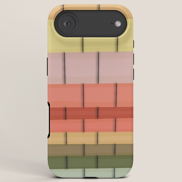 Colorful Tiles In Lines iPhone Case Gallery Image 41