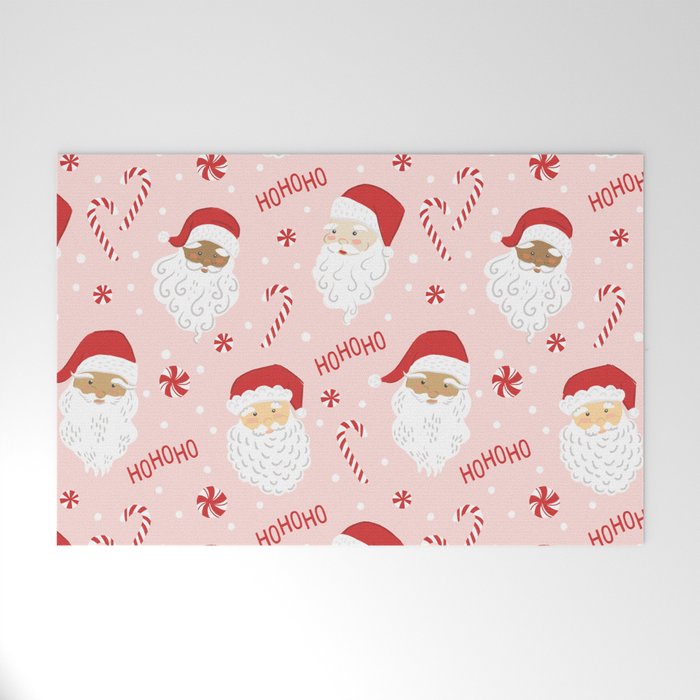 Peppermint Santas Welcome Mat Gallery Image 1