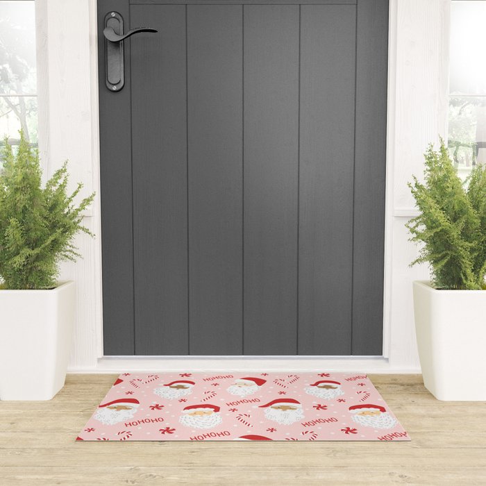 Peppermint Santas Welcome Mat Gallery Image 3