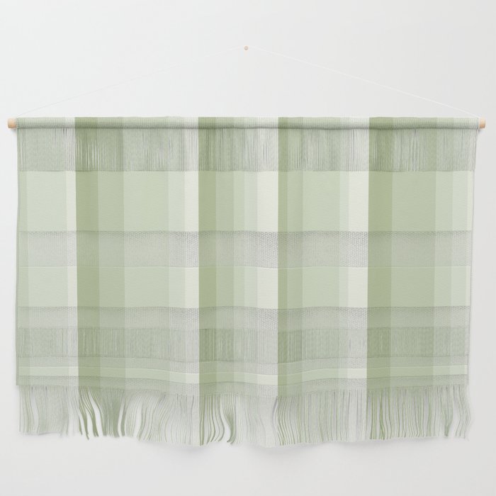 Classic Stripes XXI - Pastel Natural Green Wall Hanging Gallery Image 1