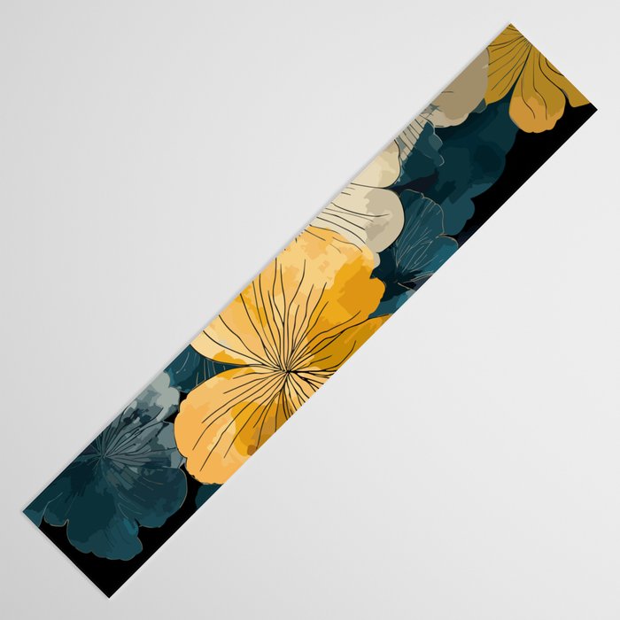 Floral Navy Honey Table Runner Gallery Image 3