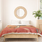 17th Century Isfahan Persian Animal Rug Print Duvet Cover Gallery Image 3