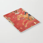 17th Century Isfahan Persian Animal Rug Print Notebook Gallery Image 3