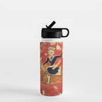 17th Century Isfahan Persian Animal Rug Print Water Bottle Gallery Image 1