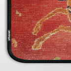 17th Century Isfahan Persian Animal Rug Print Laptop Sleeve Gallery Image 3