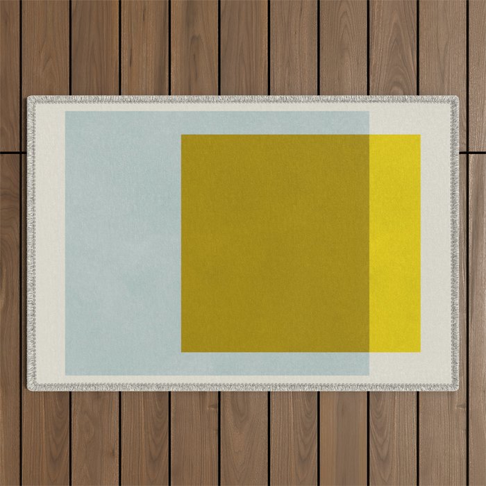 Overlapping colors 2 Outdoor Rug Gallery Image 1