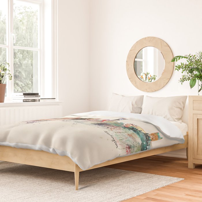 washington dc skyline Duvet Cover Gallery Image 2