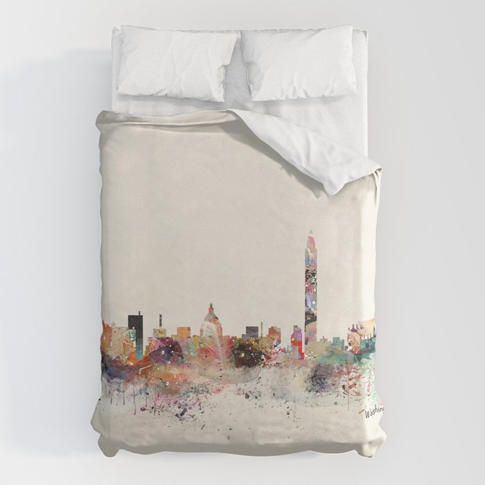 washington dc skyline Duvet Cover Gallery Image 6
