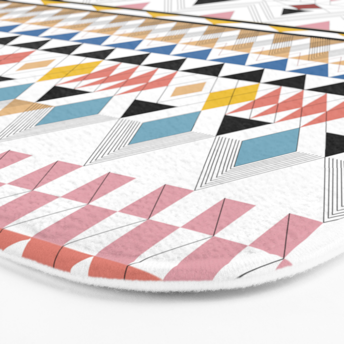 Modern Tribal G Bath Mat Gallery Image 3