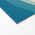 Abstract colorful landscape with wavy sea and sun Welcome Mat Gallery Image 2