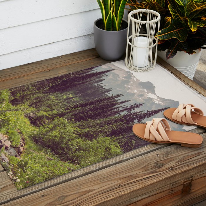 Faraway - Wilderness Nature Photography Outdoor Rug Gallery Image 2