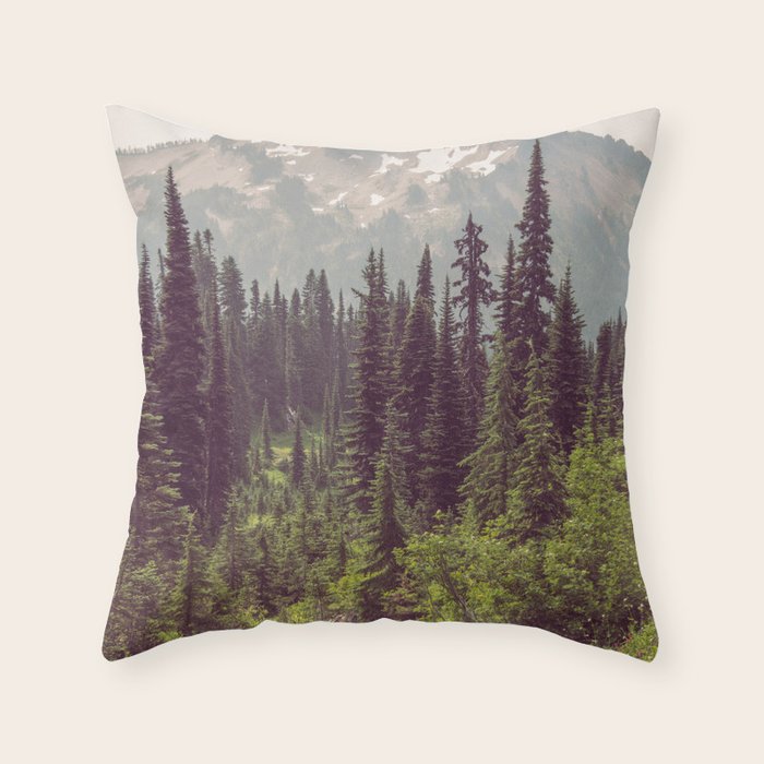 Faraway - Wilderness Nature Photography Throw Pillow Gallery Image 6