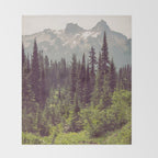 Faraway - Wilderness Nature Photography Throw Blanket Gallery Image 2