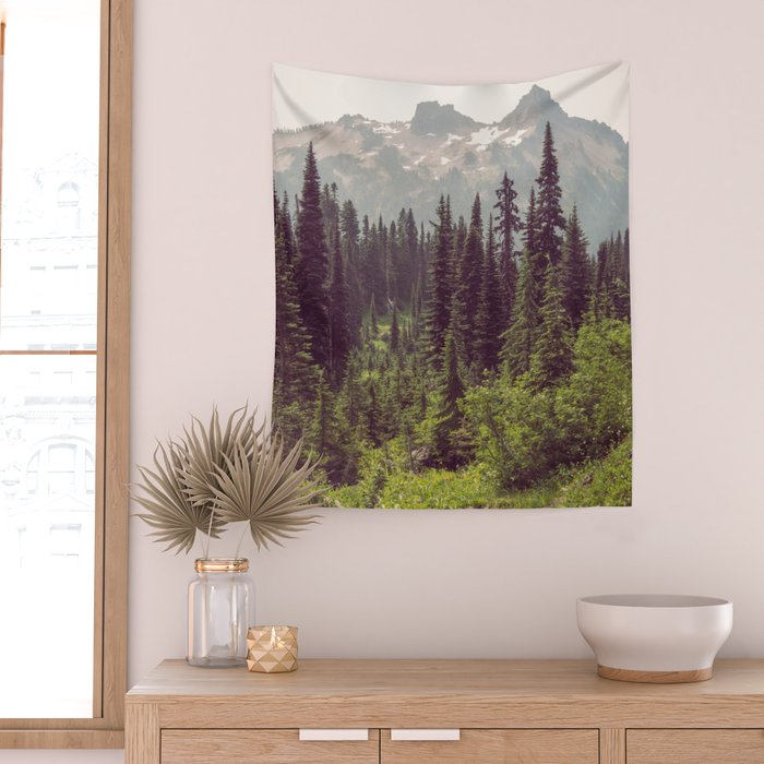 Faraway - Wilderness Nature Photography Wall Tapestry Gallery Image 2