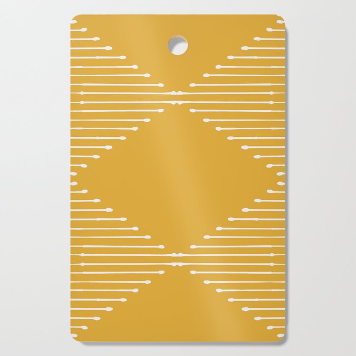 Geo (Yellow) Cutting Board Gallery Image 1
