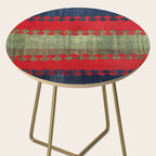 Azeri Shadda  Azerbaijan South Caucasus Plainweave Print Side Table Gallery Image 2