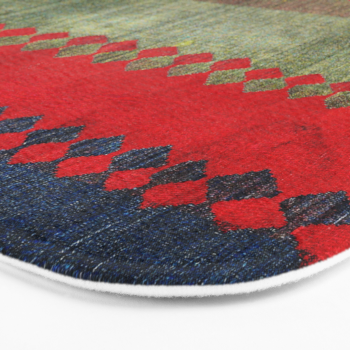 Azeri Shadda  Azerbaijan South Caucasus Plainweave Print Bath Mat Gallery Image 3