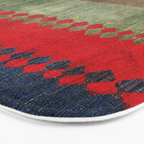 Azeri Shadda  Azerbaijan South Caucasus Plainweave Print Bath Mat Gallery Image 3