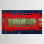 Azeri Shadda  Azerbaijan South Caucasus Plainweave Print Tablecloth Gallery Image 2