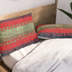 Azeri Shadda  Azerbaijan South Caucasus Plainweave Print Pillow Sham Gallery Image 2