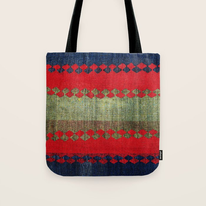 Azeri Shadda  Azerbaijan South Caucasus Plainweave Print Tote Bag Gallery Image 1